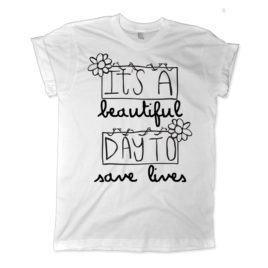 grey's anatomy it's a beautiful day to save lives shirt
