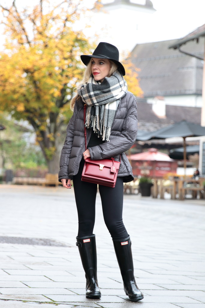 how to wear hunter boots outfit ideas 4