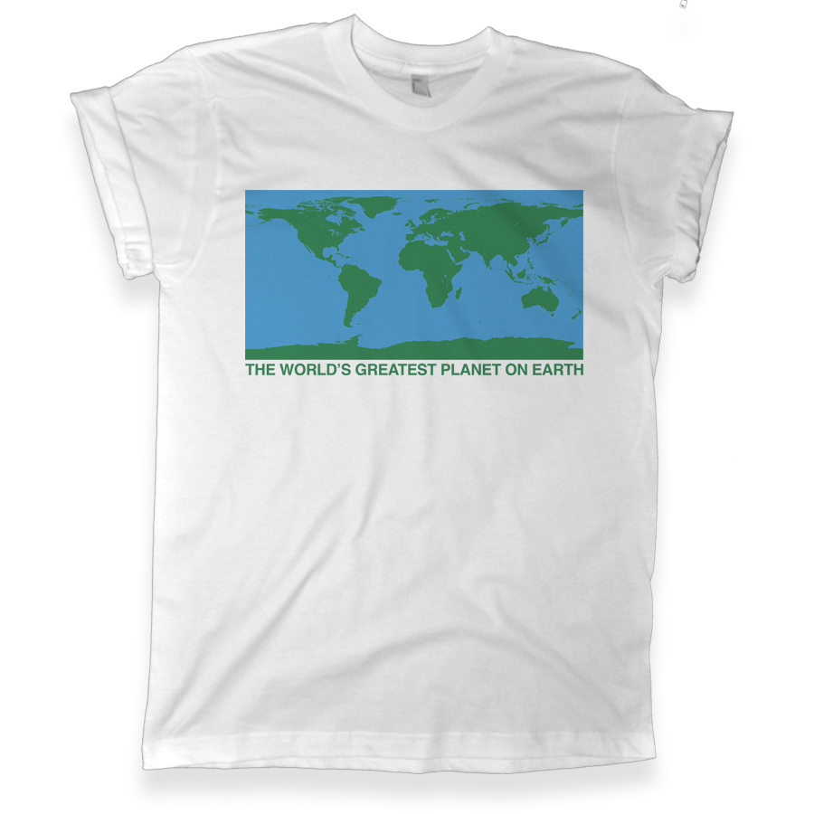450 the world's greatest planet on earth white graphic tee melonkiss