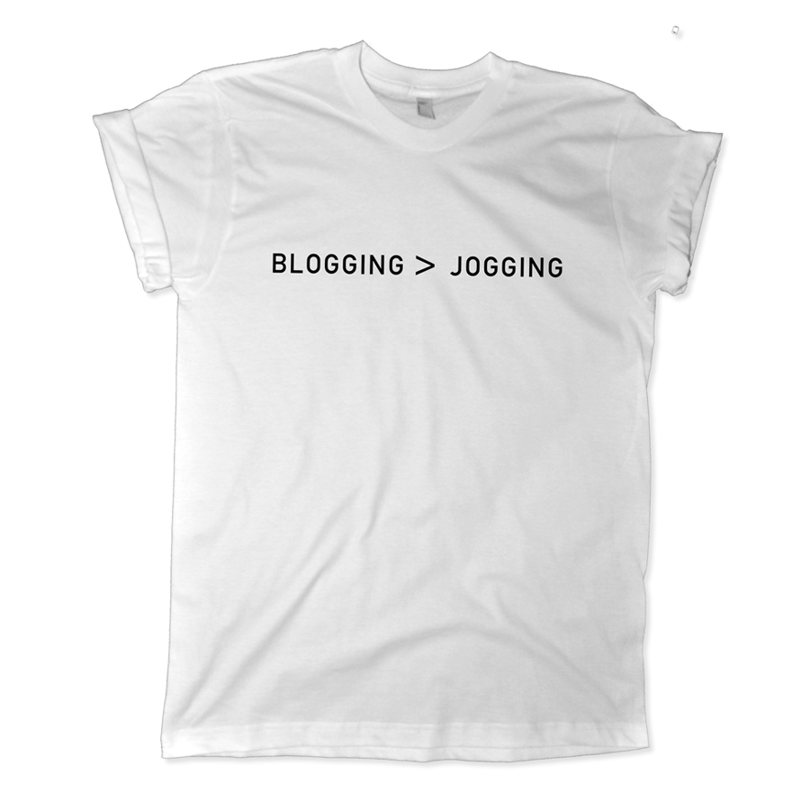 406 blogging over jogging shirt melonkiss