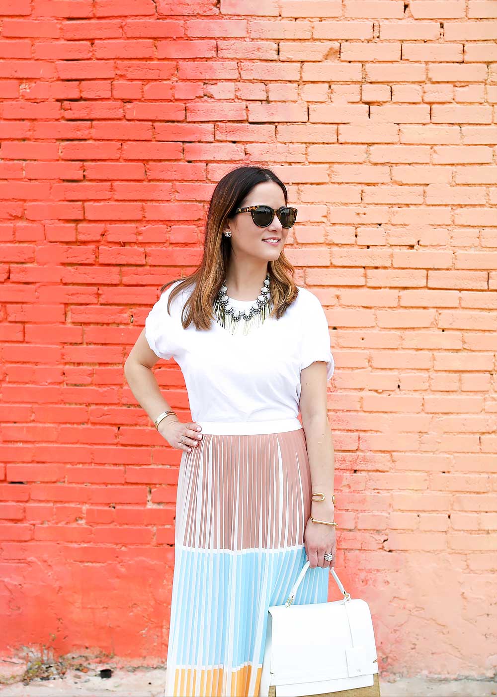 how to wear pleated skirts outfit ideas melonkiss 11