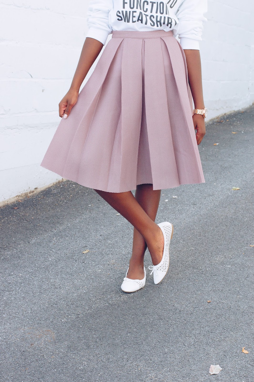 Pleated Skirt Outfit Melonkiss