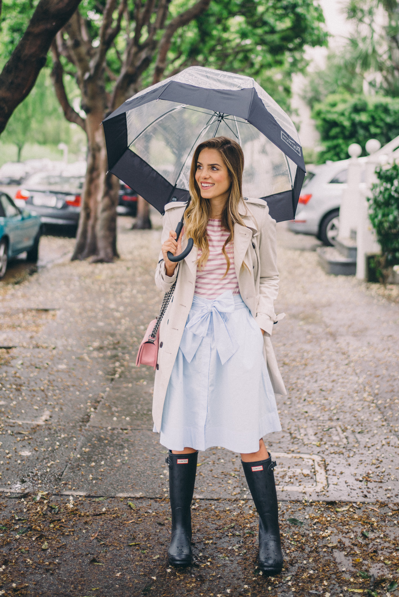 how to wear hunter boots outfit ideas 4